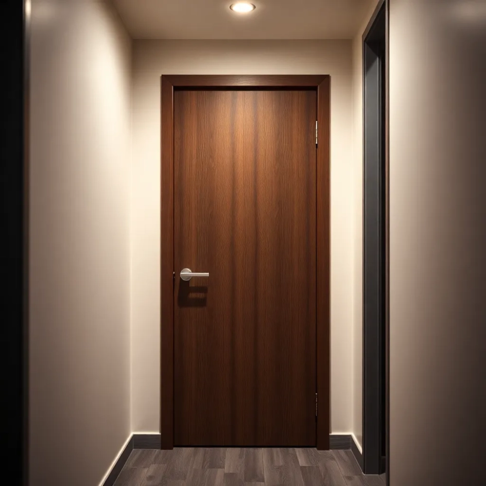 Drzwi wewnętrzne do mieszkania w bloku
