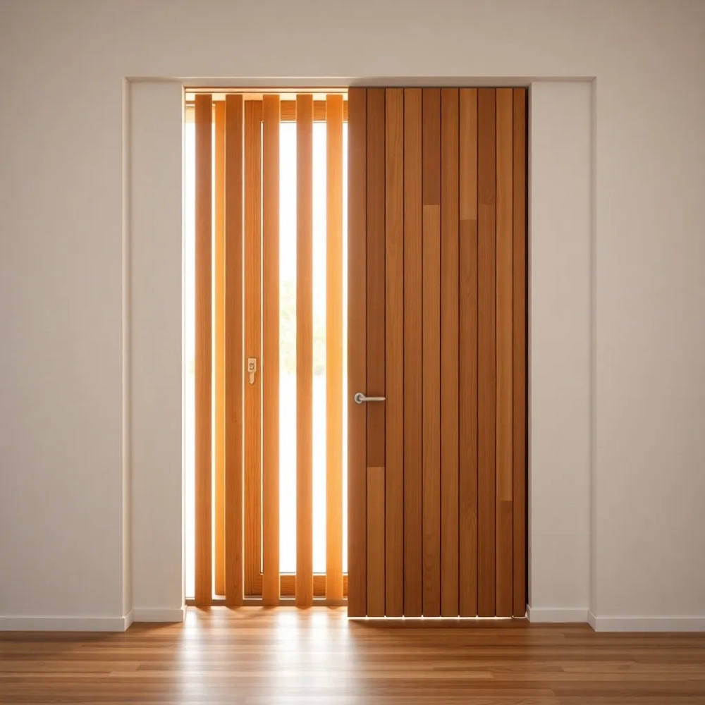 Drzwi z lamelami