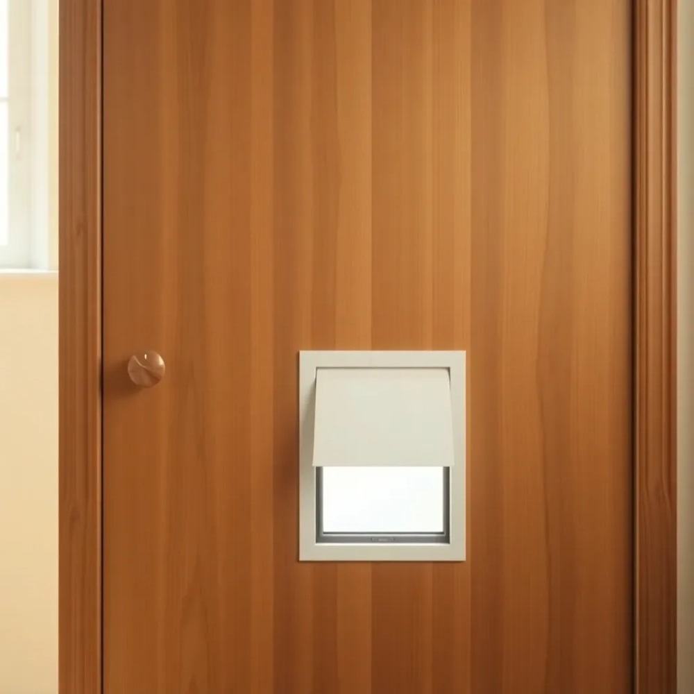 Drzwi z wejściem dla kota