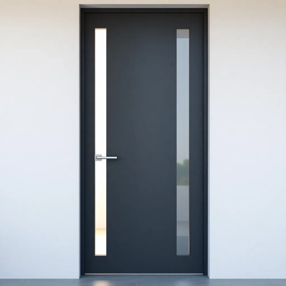 Drzwi zewnętrzne 90 z szyba