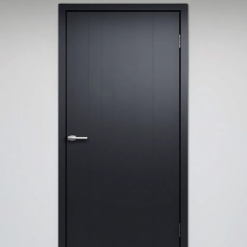 Drzwi zewnętrzne antracyt z pochwytem