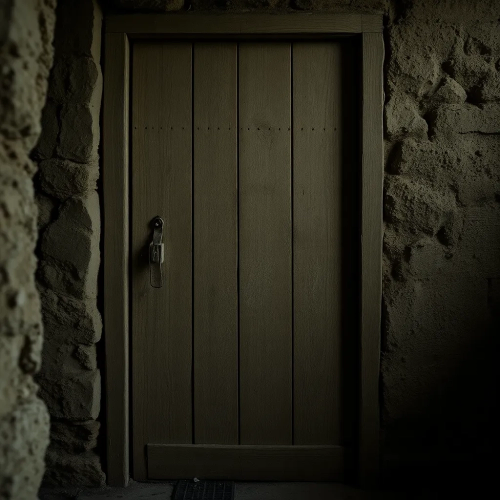 Drzwi zewnętrzne do piwnicy