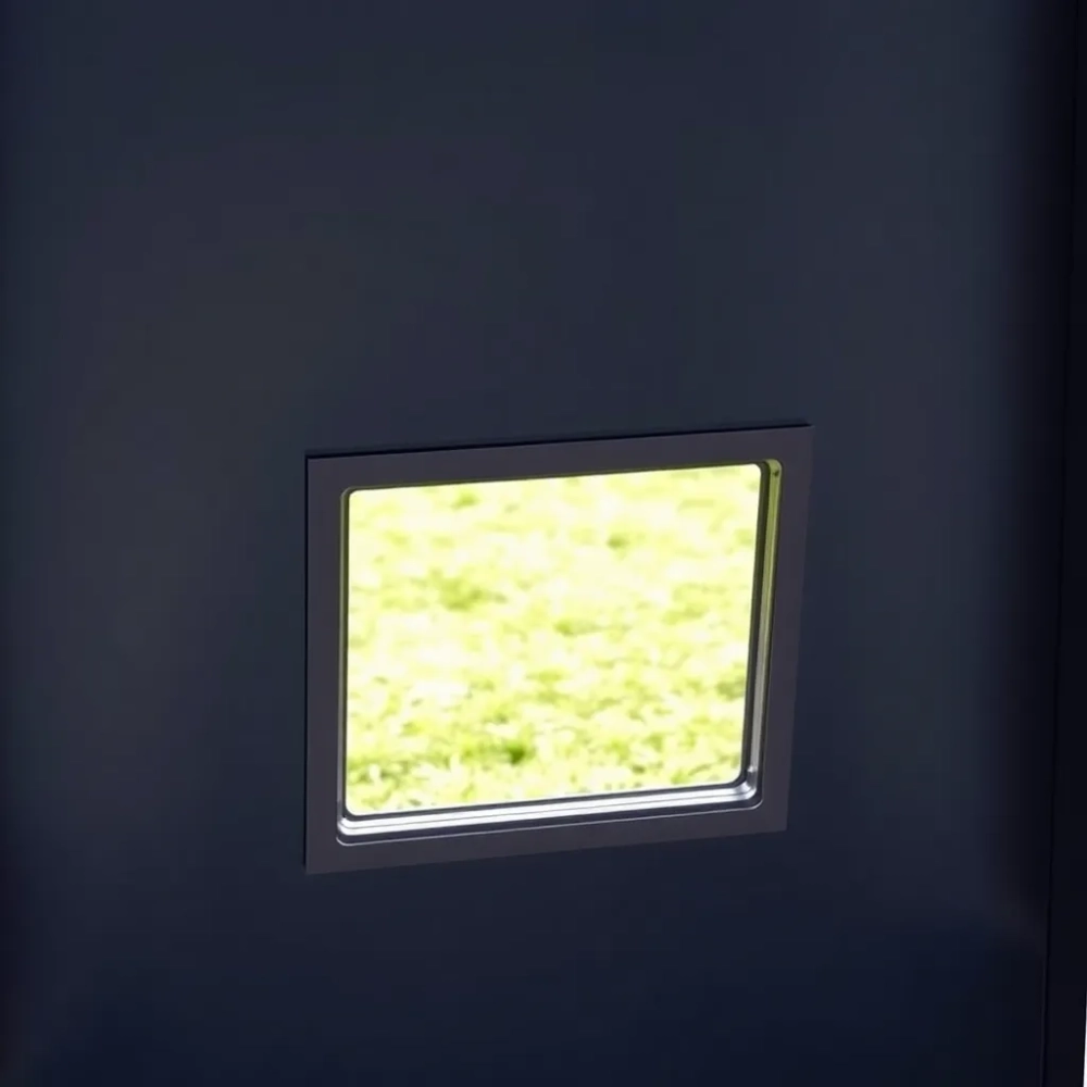 Drzwi zewnętrzne z klapka dla psa