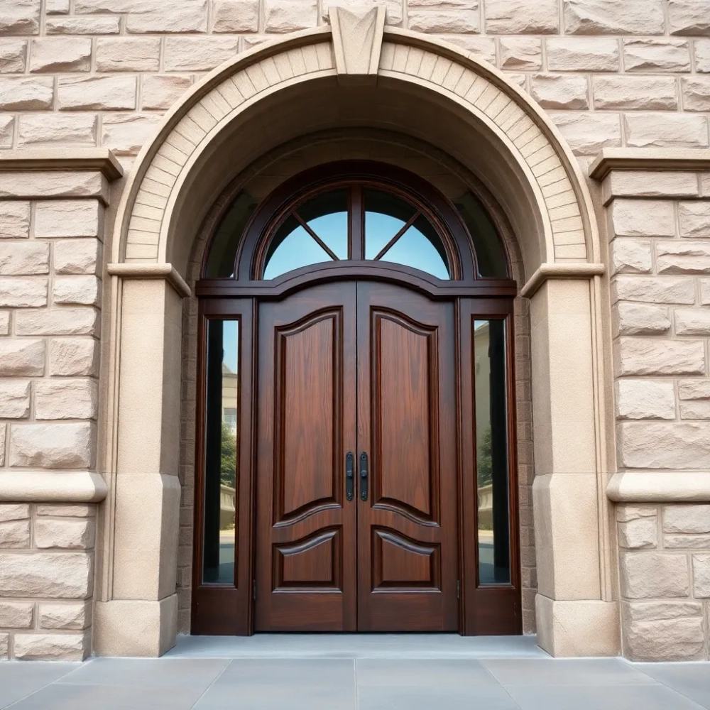 Drzwi zewnętrzne z łukiem cena