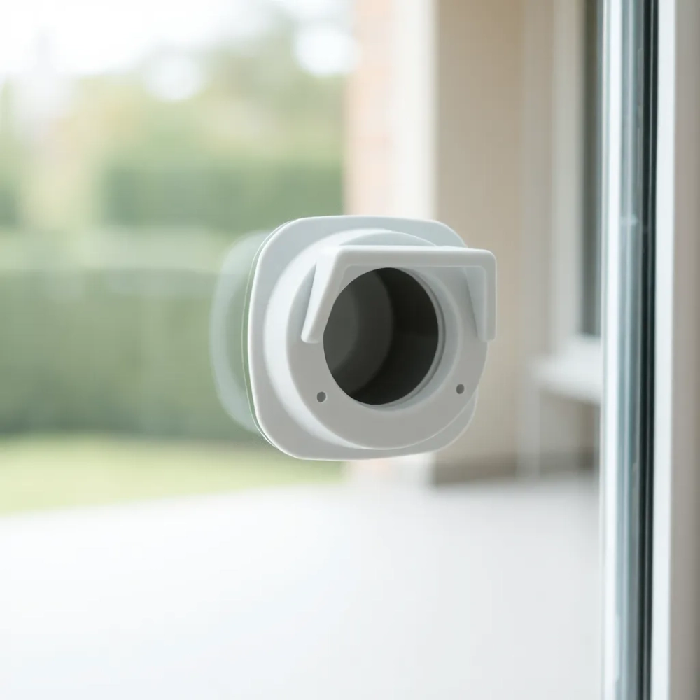 Drzwiczki dla kota montaż w szybie