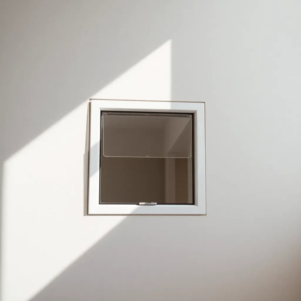 Drzwiczki dla kota w ścianie