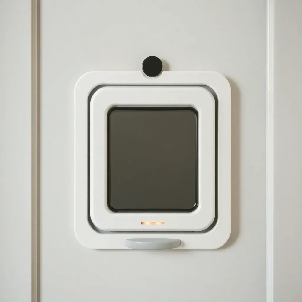 Drzwiczki dla kota z czytnikiem mikrochipów