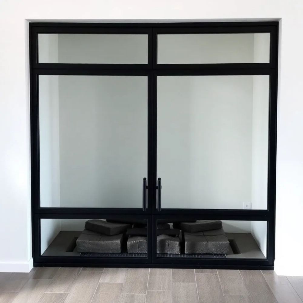 Drzwiczki do kominka otwartego na wymiar