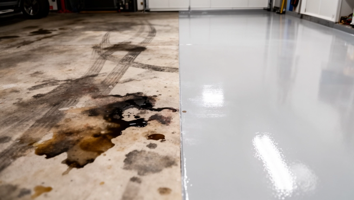 Farba na posadzkę do garażu