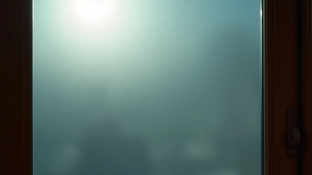 Folia na szybę w drzwiach