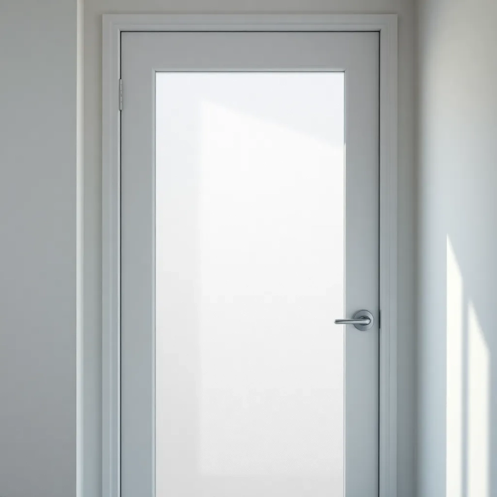 Folia na szyby w drzwiach