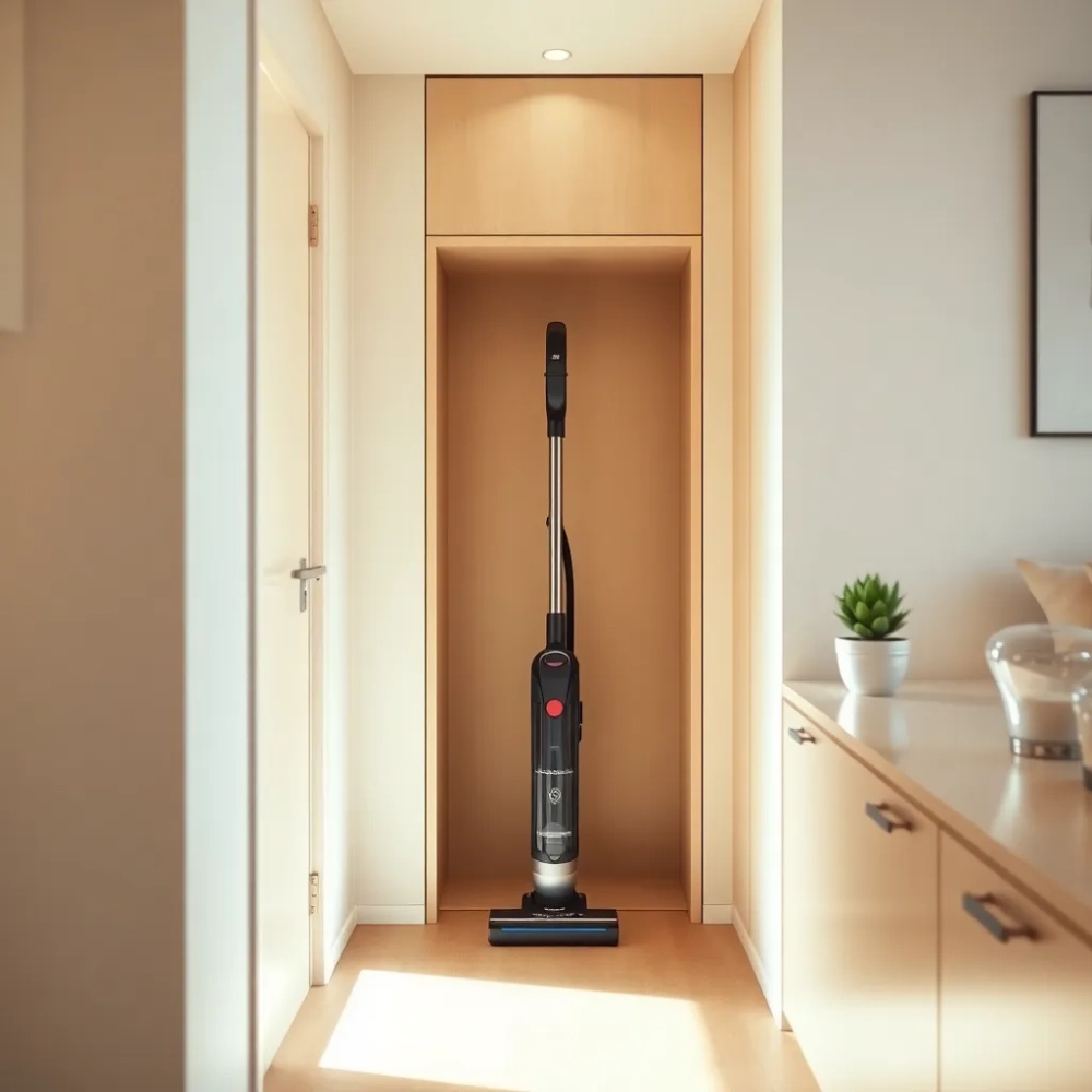 Gdzie schować odkurzacz w małym mieszkaniu