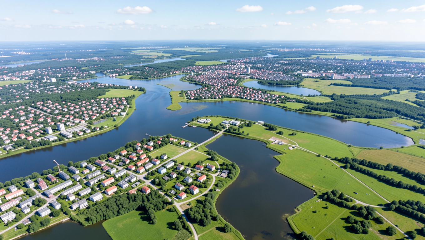 Gęstość zaludnienia w Szczecinie