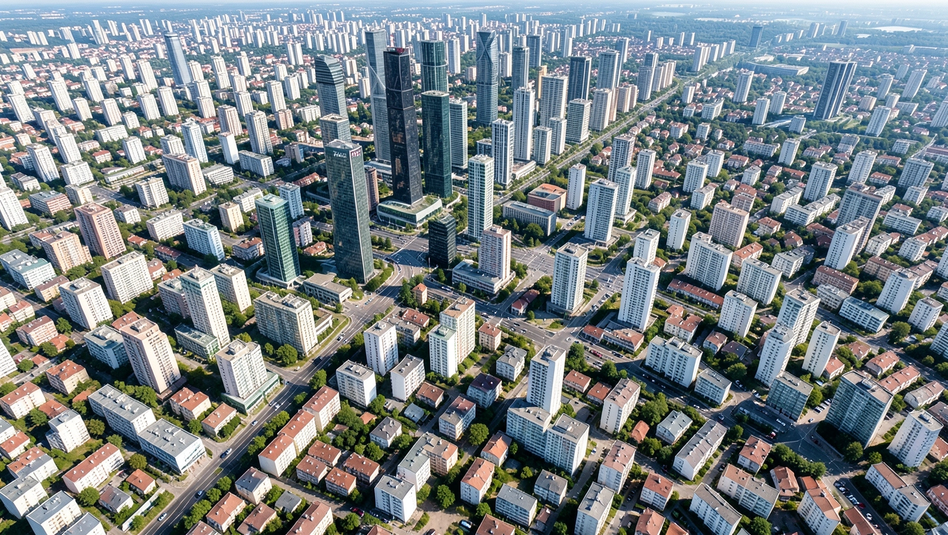 Gęstość zaludnienia Warszawa 2026