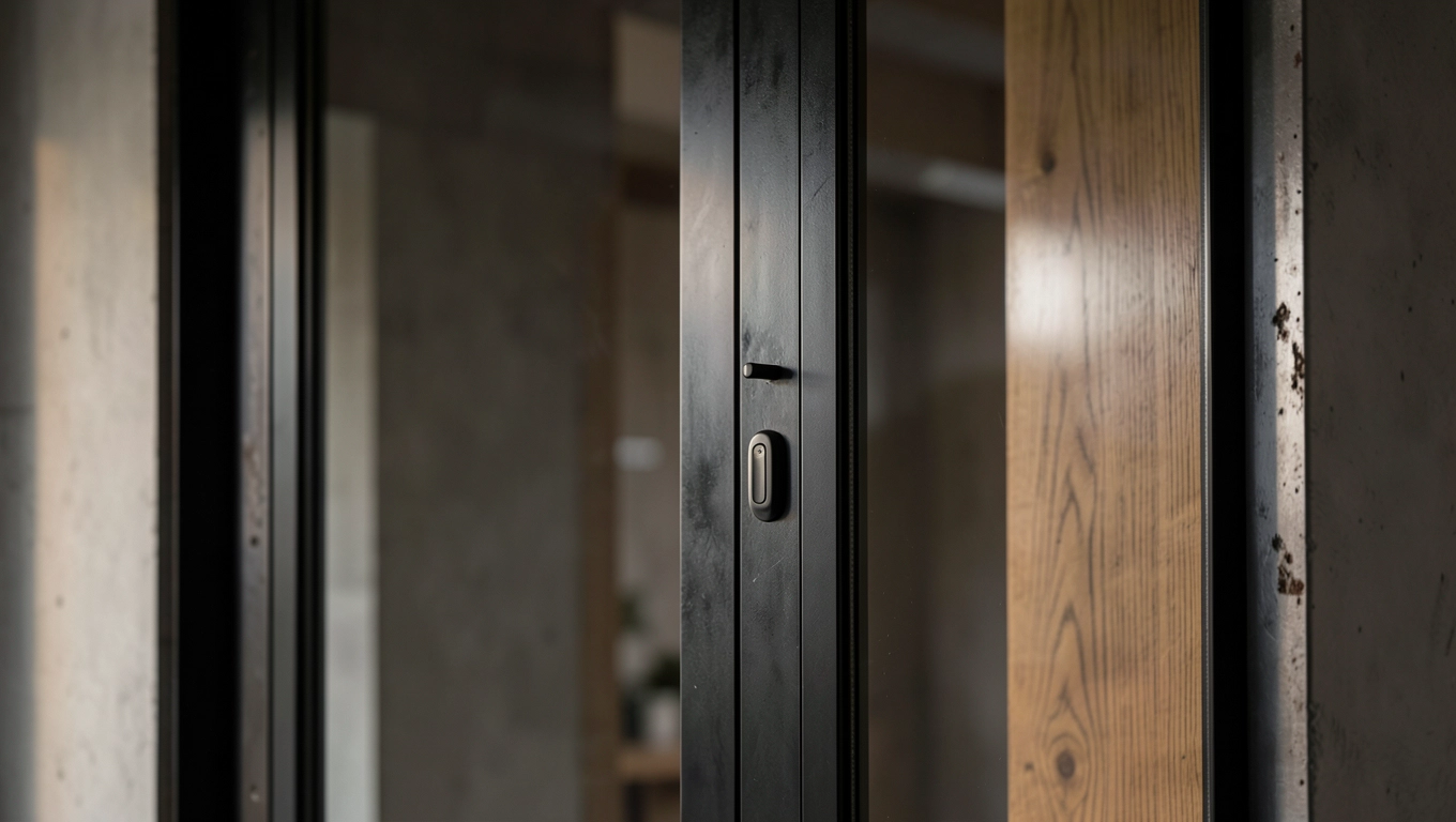 Industrialna elegancja drzwi loftowych ERKADO