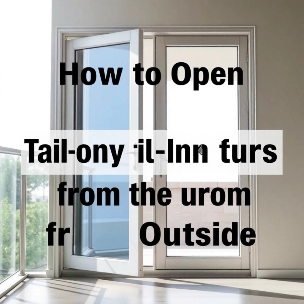 Jak otworzyć uchylone drzwi balkonowe od zewnątrz