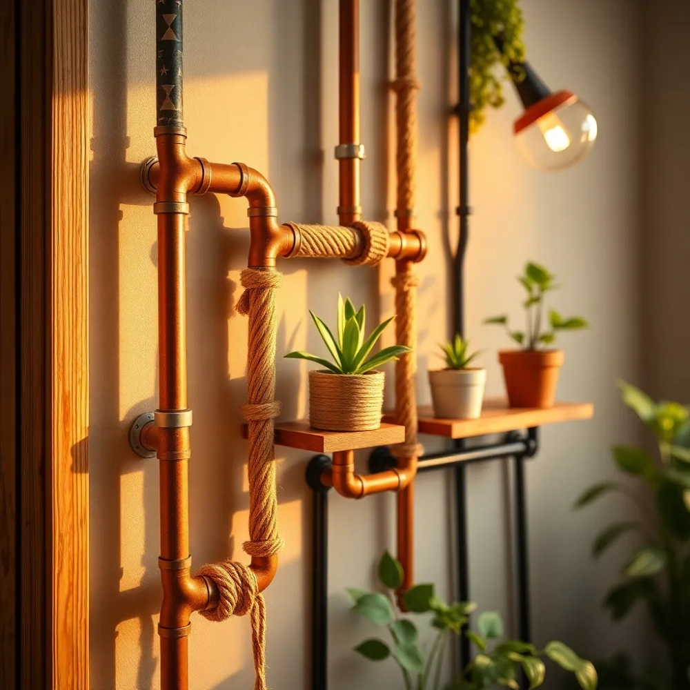 Jak ozdobić rury w mieszkaniu
