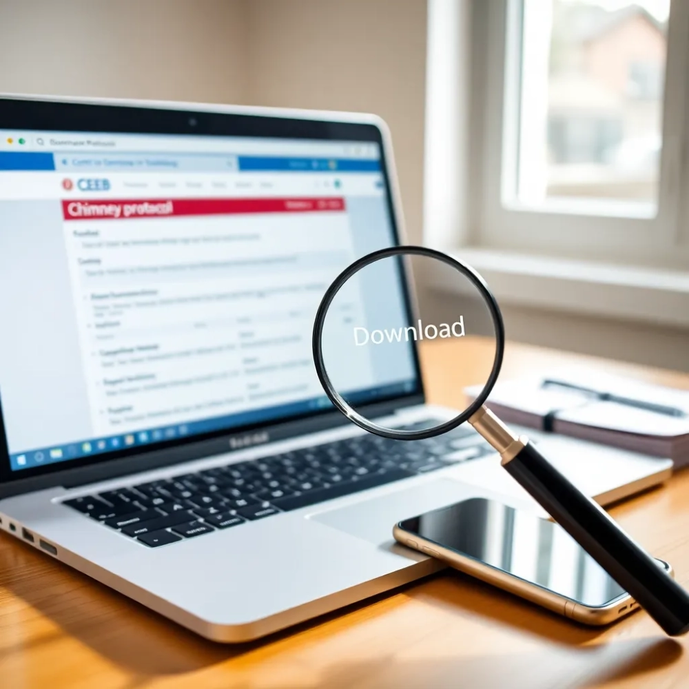 Jak pobrać protokół kominiarski z CEEB