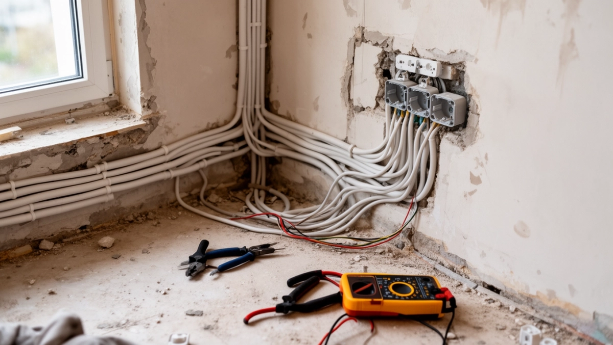 jak położyć instalację elektryczną w mieszkaniu