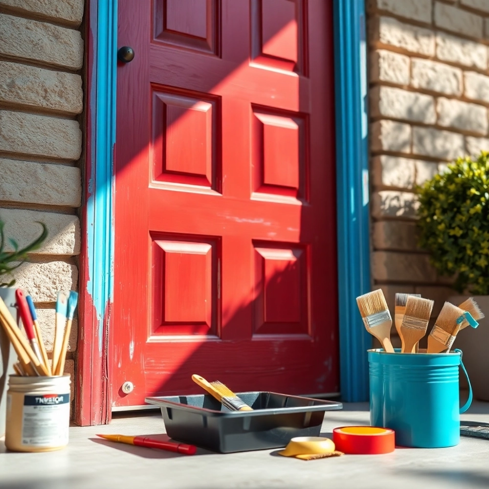 Jak pomalować drzwi wejściowe