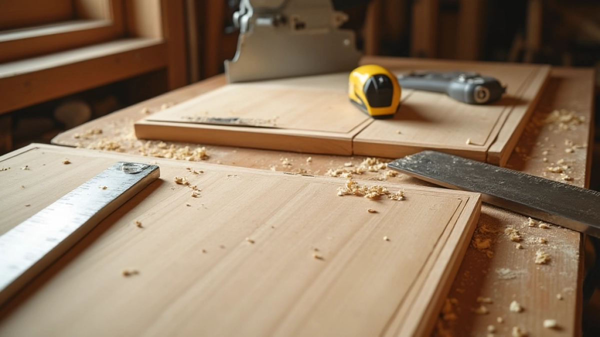 jak przyciąć drzwi harmonijkowe