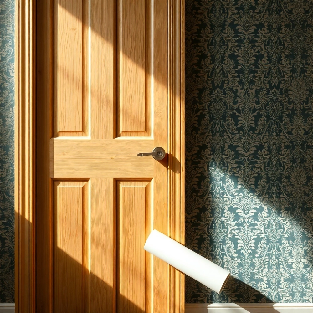 Jak przykleić tapetę na drzwi