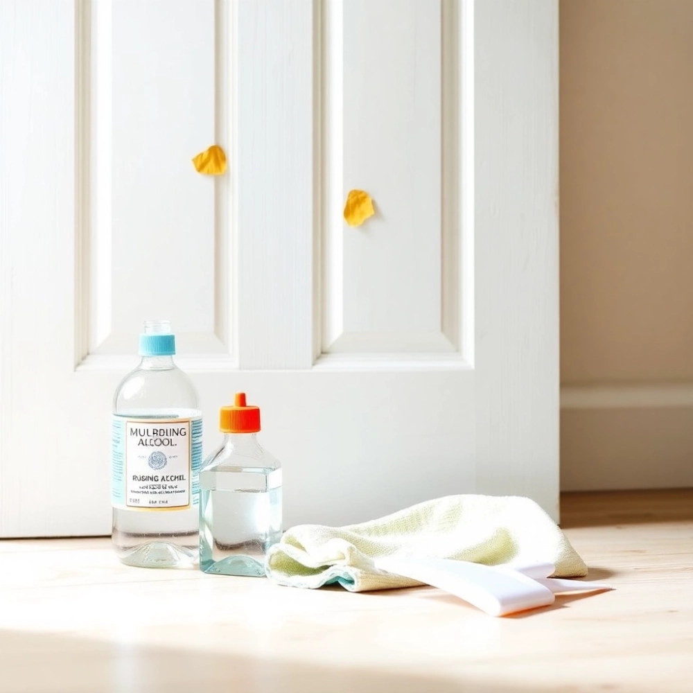 Jak usunąć klej po taśmie z drzwi