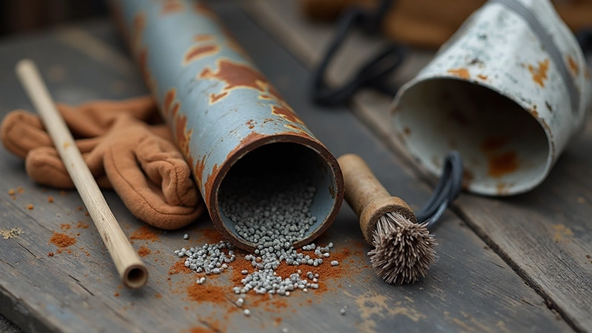 Jak wyczyścić rurę od kominka