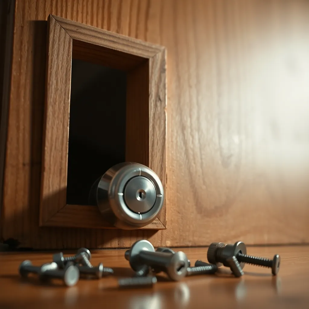 Jak wymienić górny zamek w drzwiach