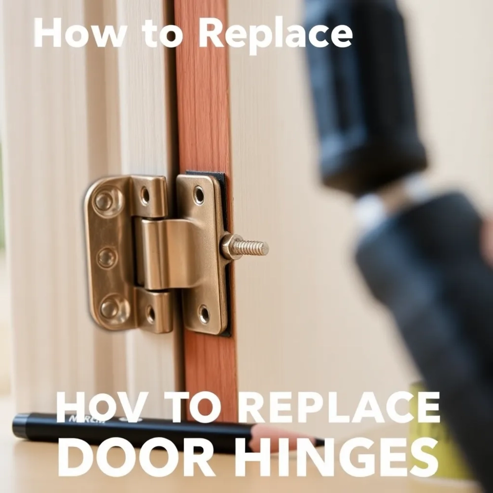Jak wymienić zawiasy w drzwiach