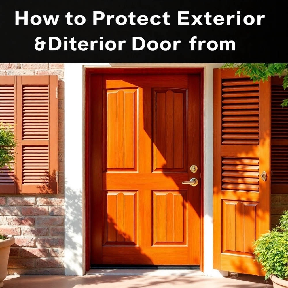 Jak Zabezpieczyć Drzwi Zewnętrzne Przed Słońcem