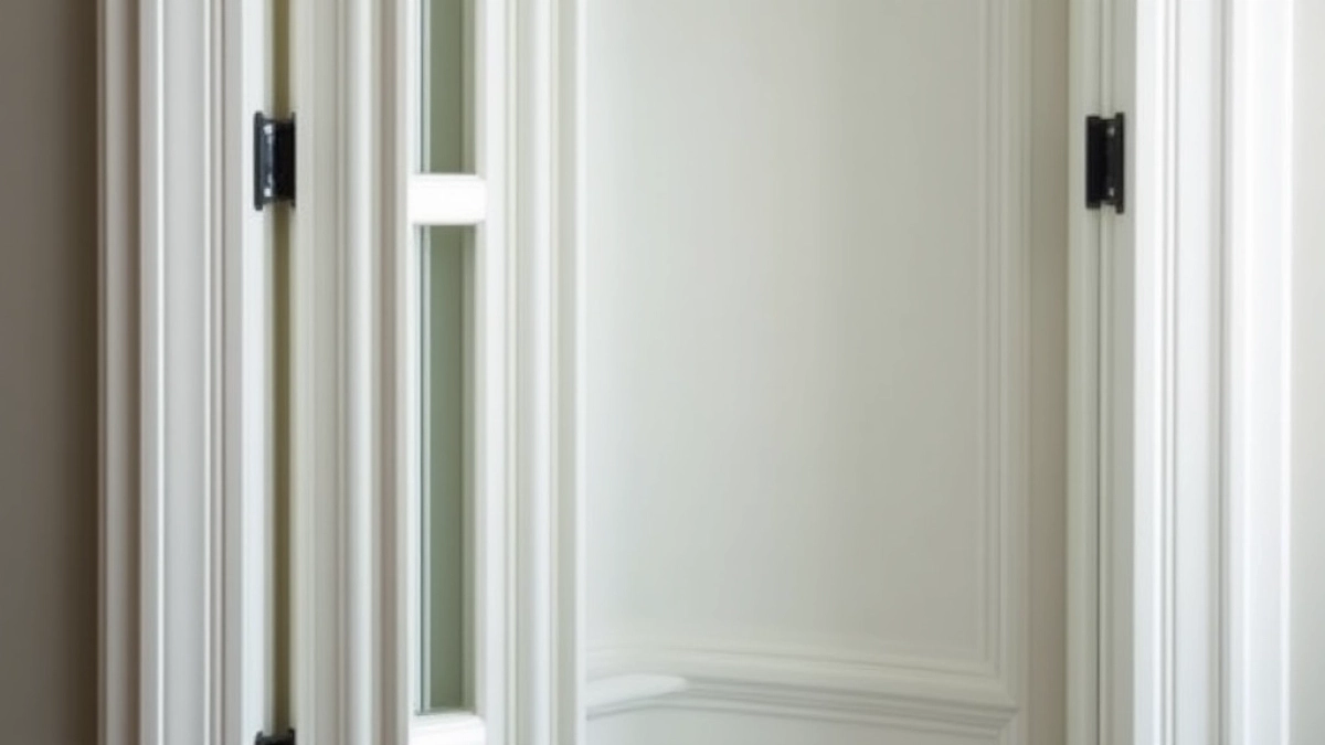 jak zamontować drzwi harmonijkowe bez futryny