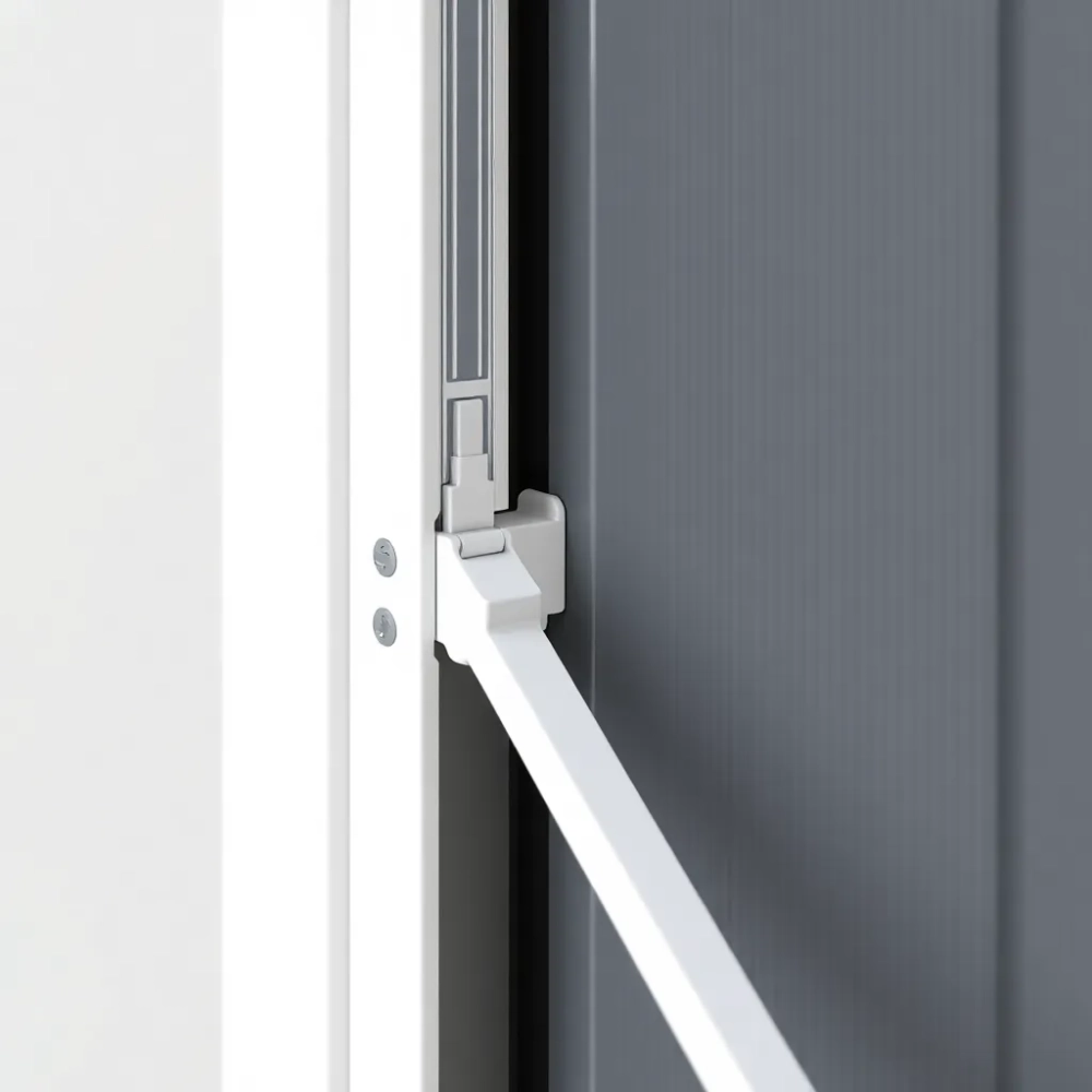 Jak zamontować drzwi harmonijkowe do metalowej futryny