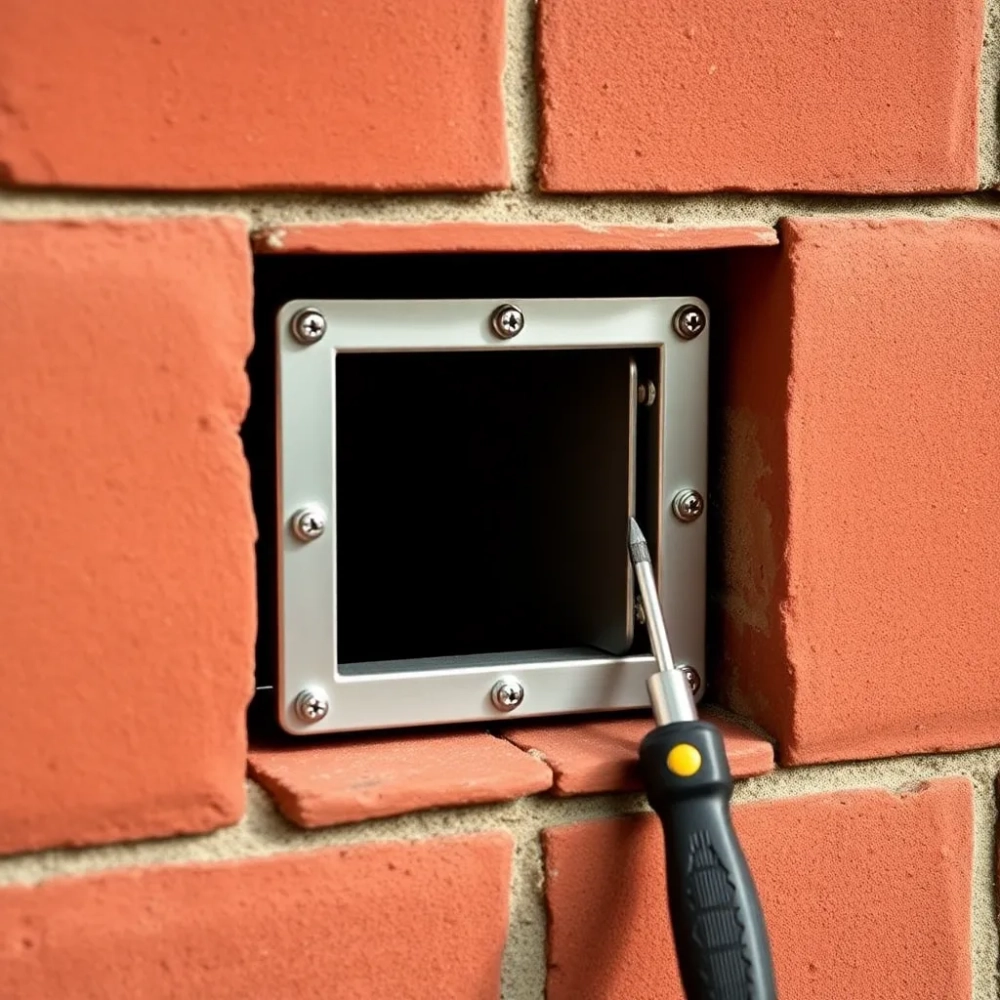 Jak zamontować drzwiczki do wyczystki