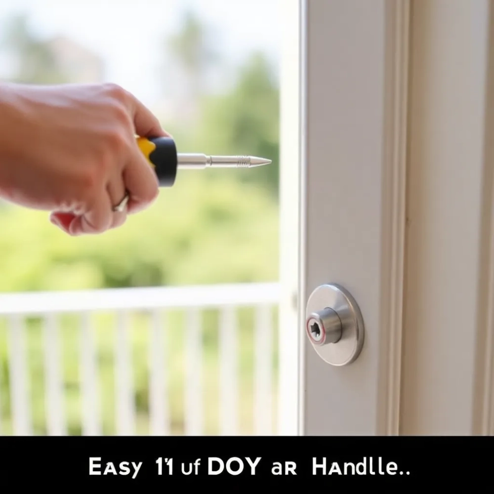 Jak zamontować uchwyt do drzwi balkonowych