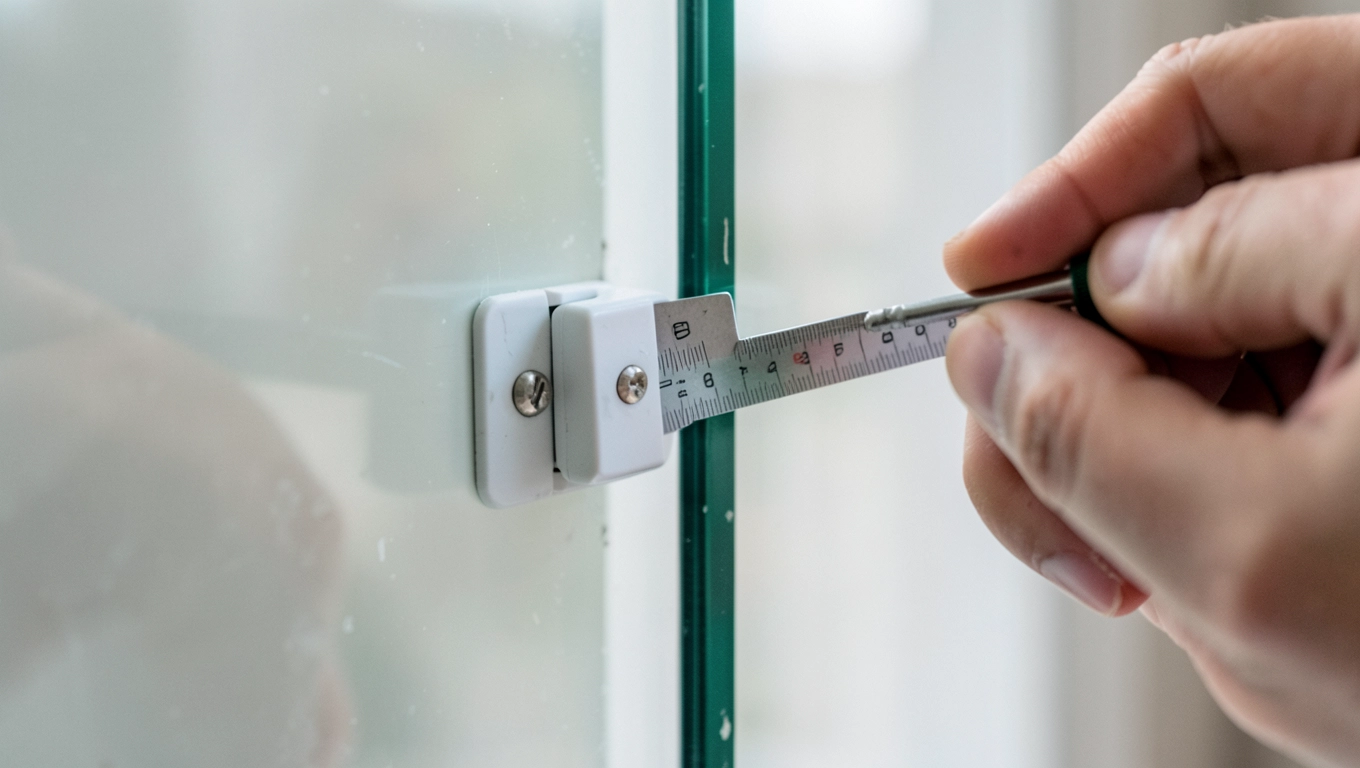 Jak zamontować zamek do drzwi szklanych bez wiercenia krok po kroku