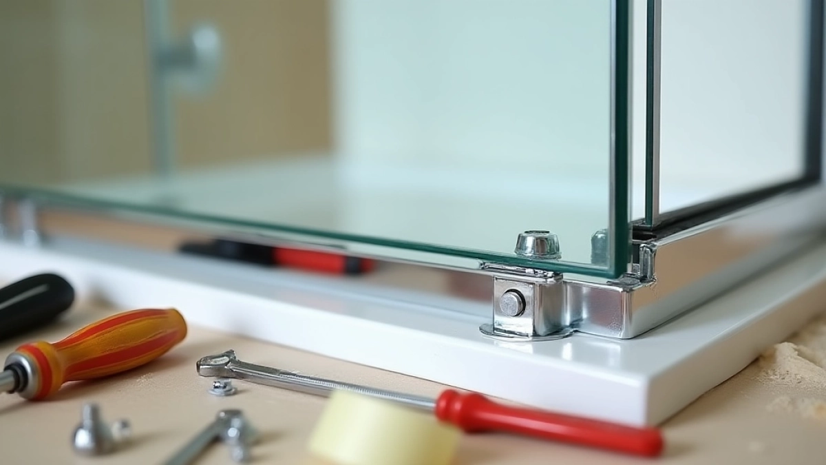 jak zdemontować drzwi kabiny prysznicowej