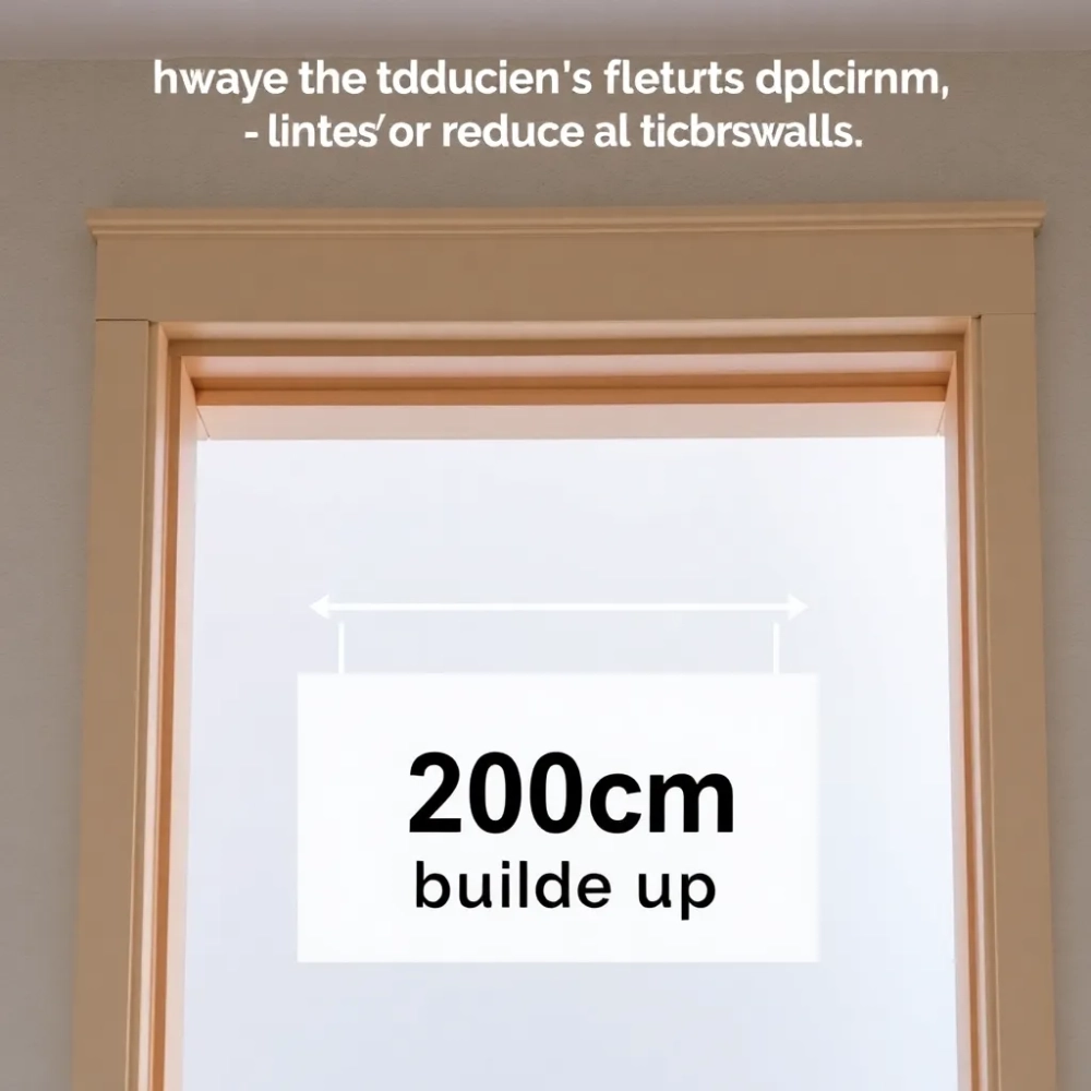 Jak zmniejszyć otwór drzwiowy o 20 cm