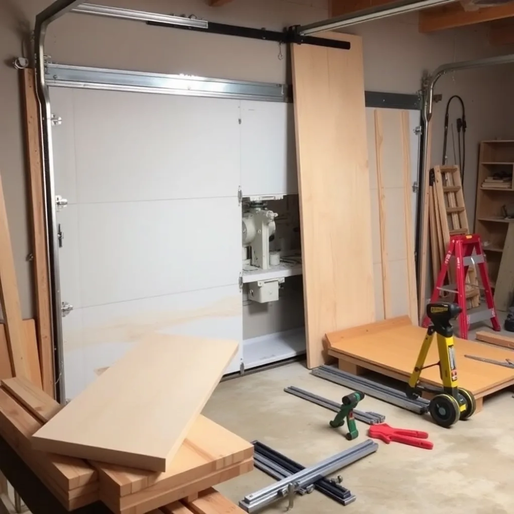 Jak zrobić drzwi przesuwne do garażu