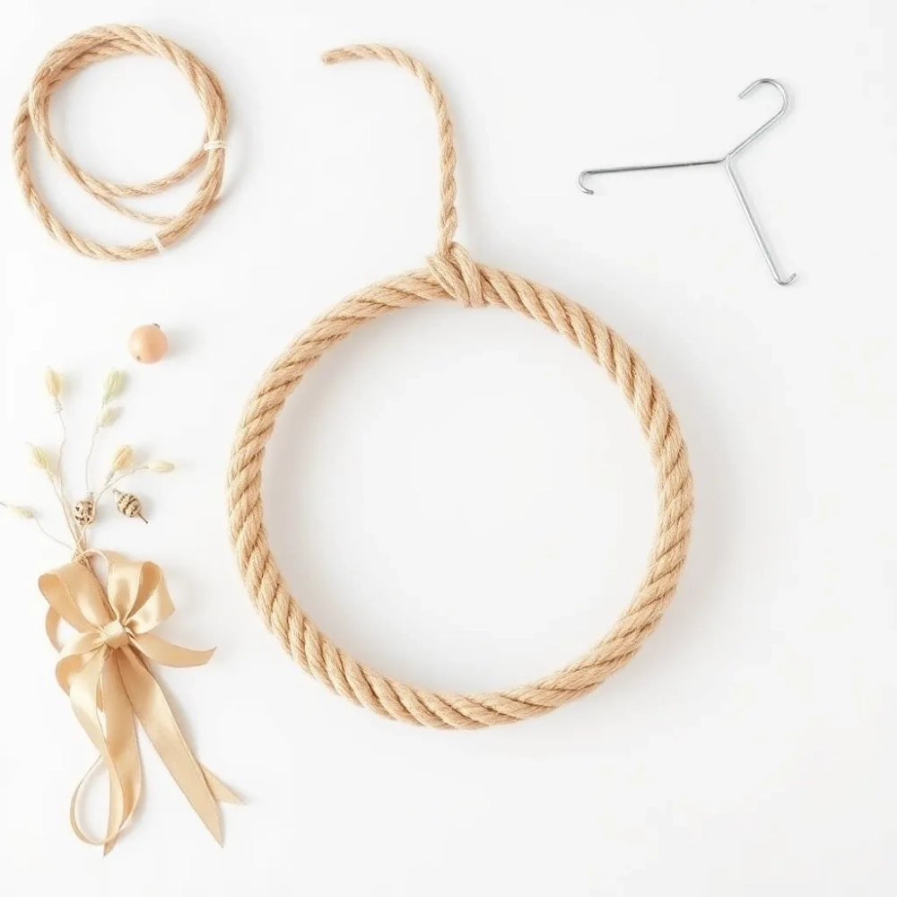 Jak zrobić wianek na drzwi ze sznurka