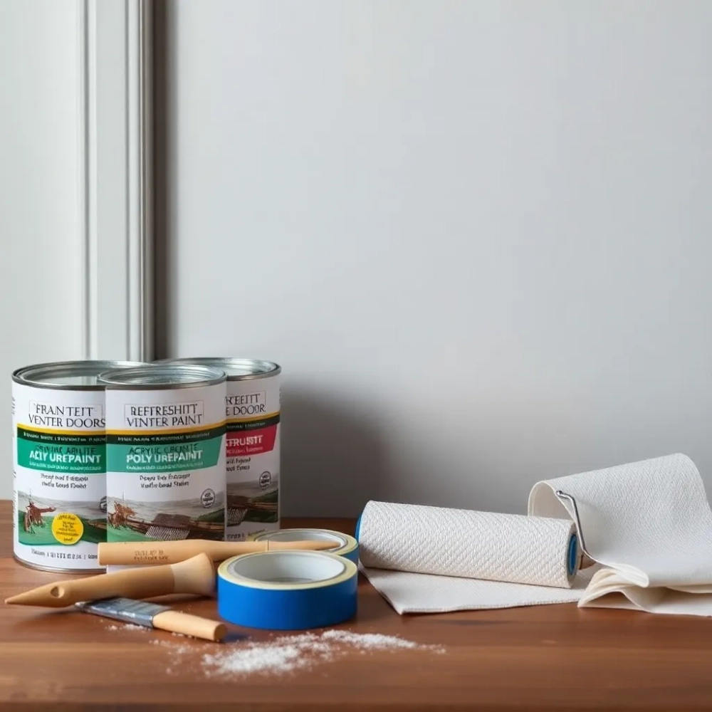 Jaką farbą pomalować drzwi z okleiny