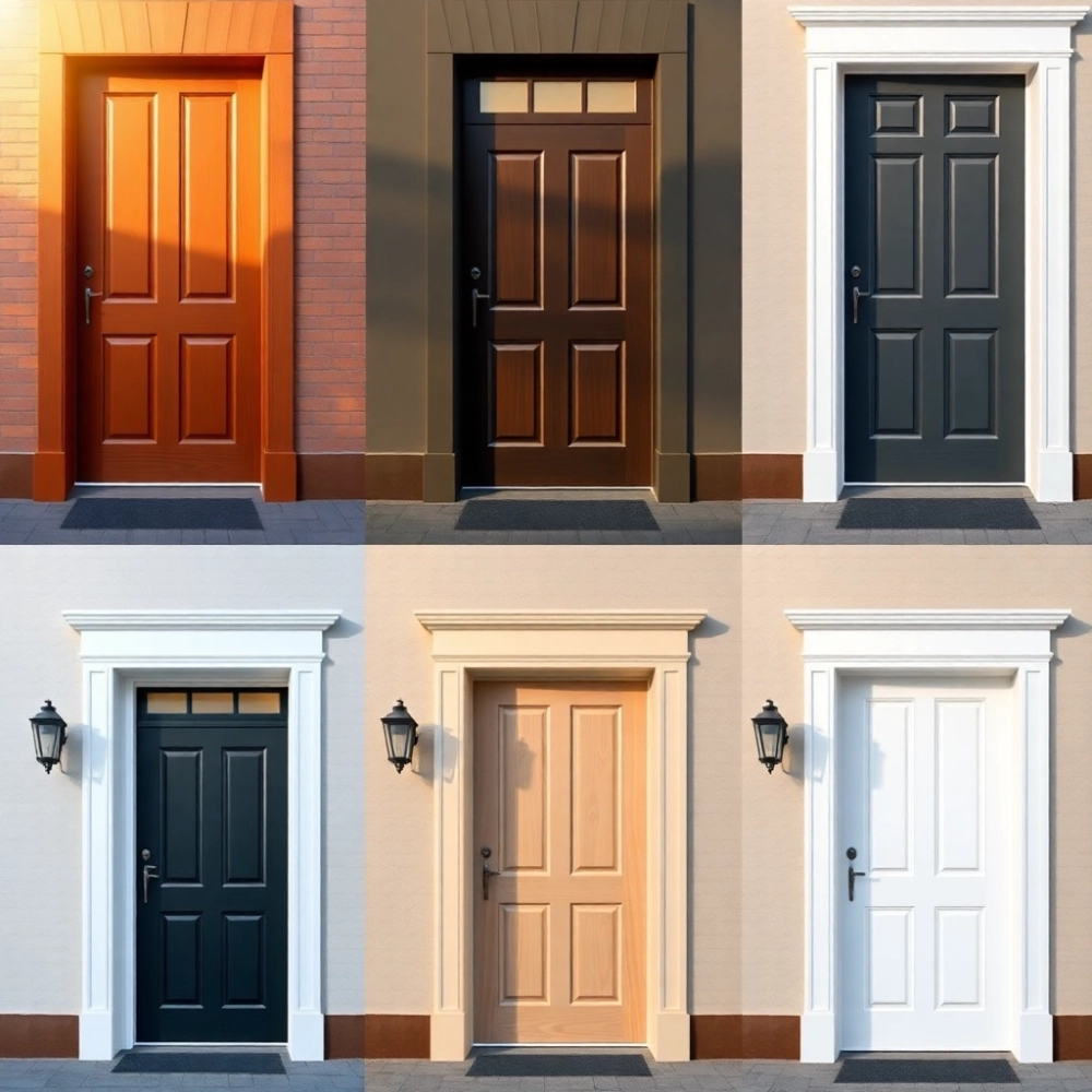 Jaki kolor drzwi wejściowych do mieszkania w bloku