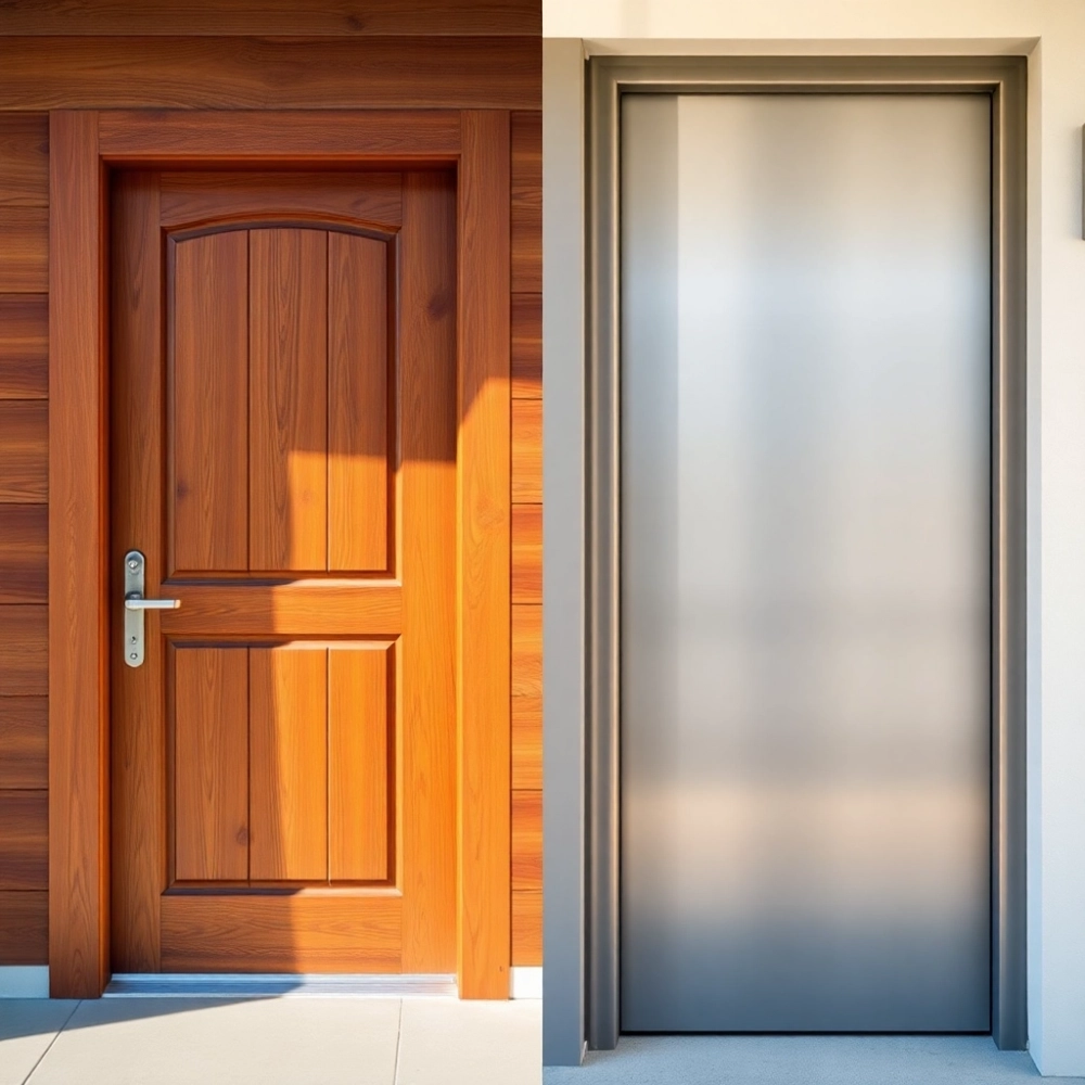 Jakie Drzwi Zewnętrzne Drewniane Czy Metalowe