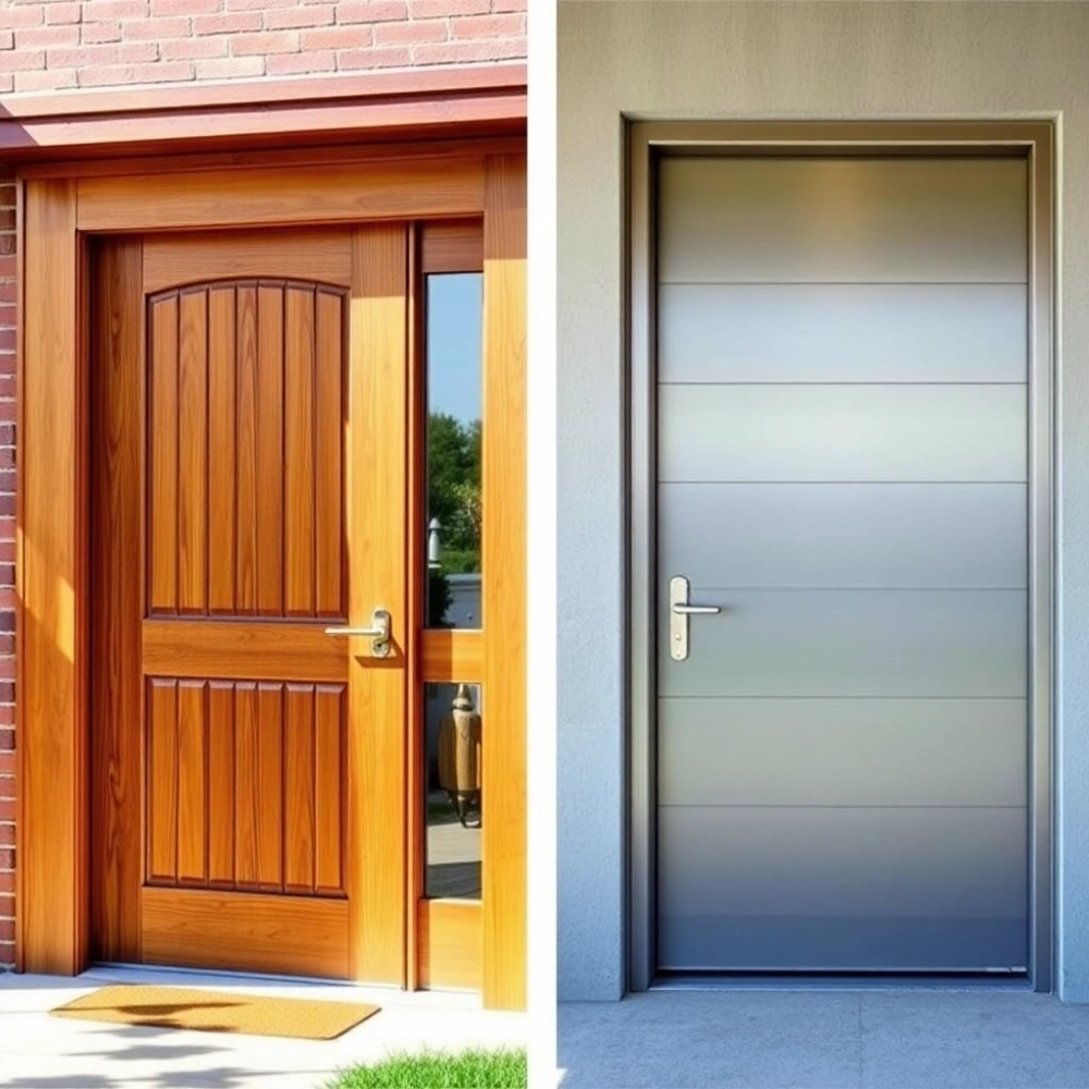 Jakie Drzwi Zewnętrzne Drewniane Czy Stalowe