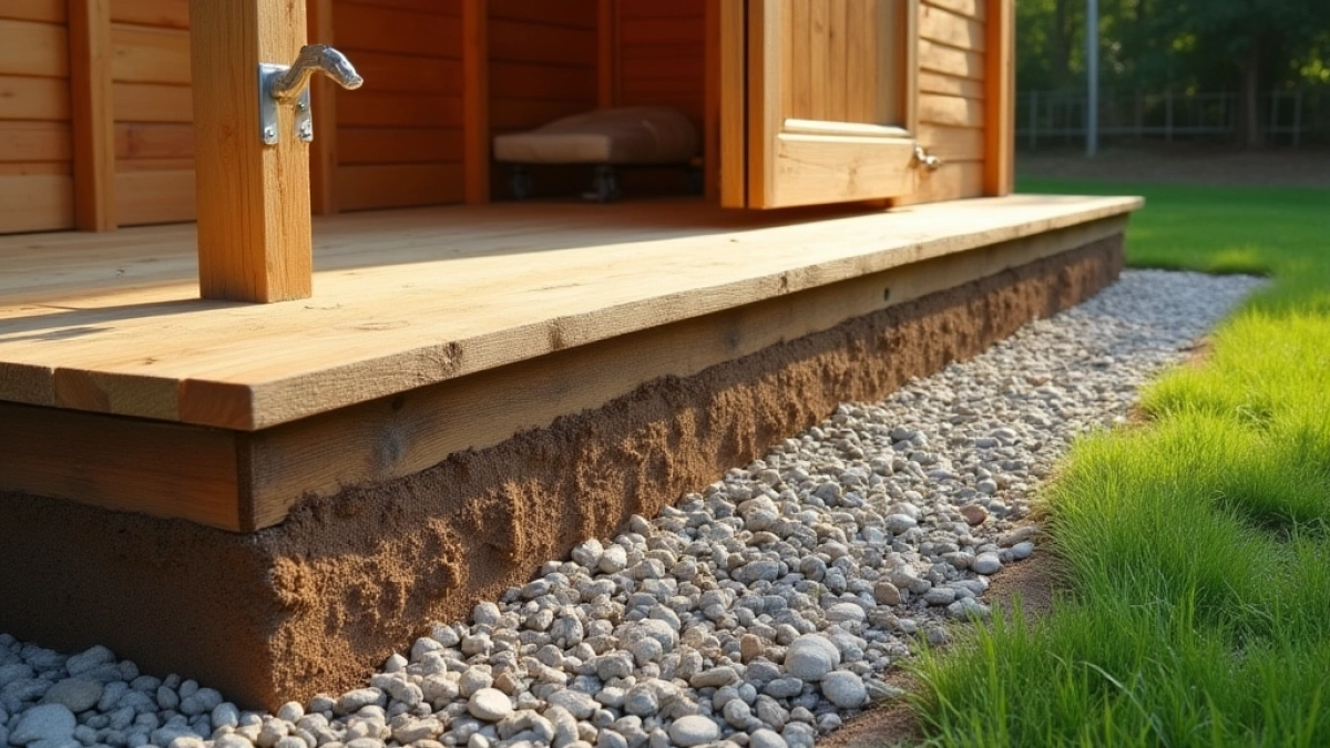 Jakie podłoże pod domek drewniany