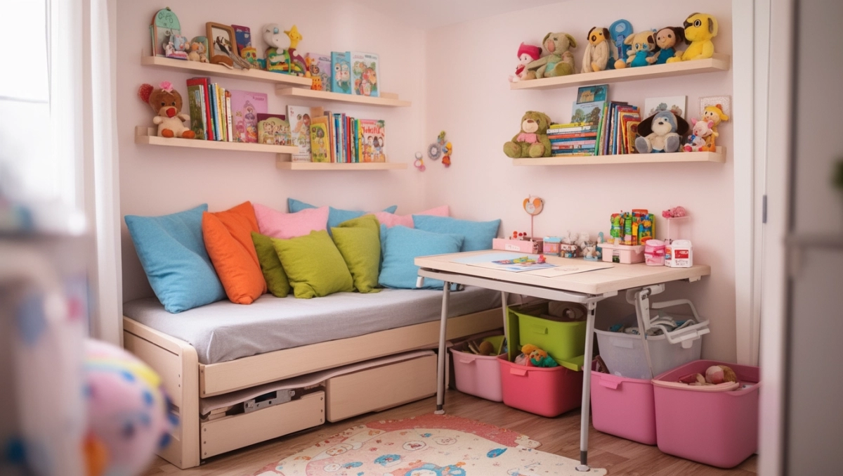 Kącik dla dziecka w małym mieszkaniu