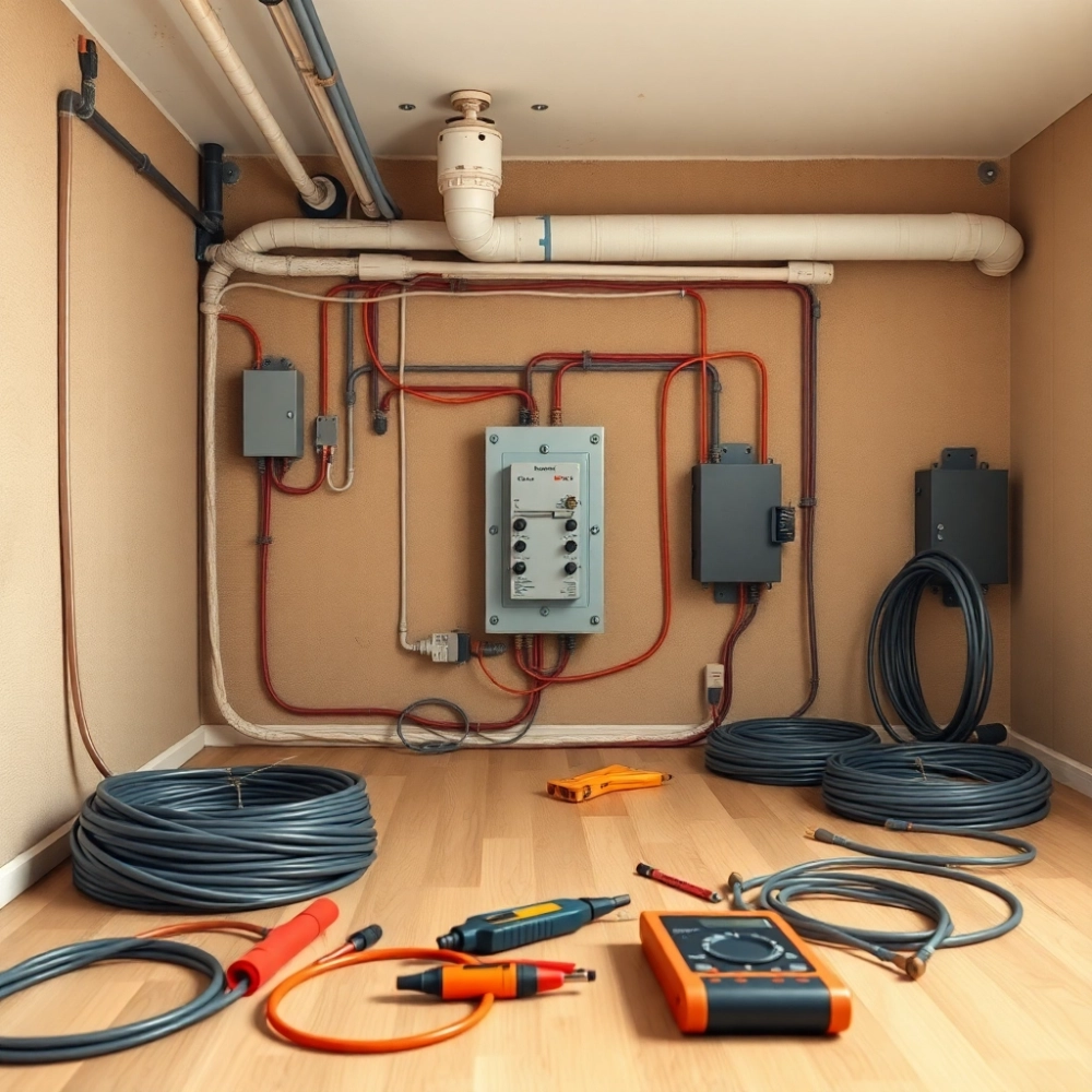 Koszt instalacji elektrycznej w mieszkaniu 50m2