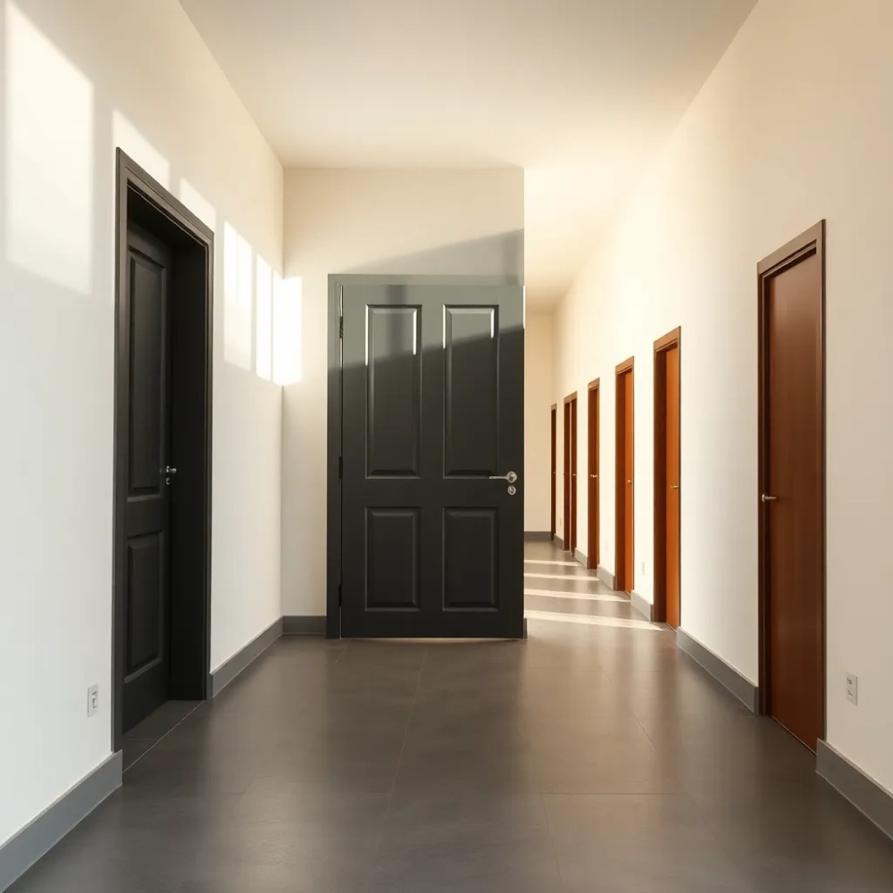 Malowanie drzwi wejściowych w bloku