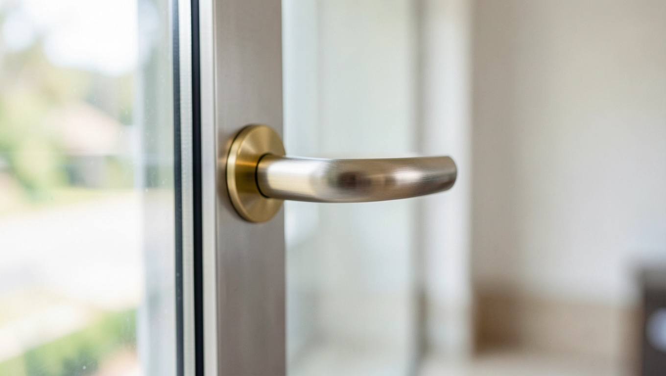Materiały i wykończenia klamki do drzwi szklanych