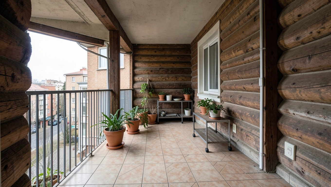 Metraż loggii na rynku wtórnym